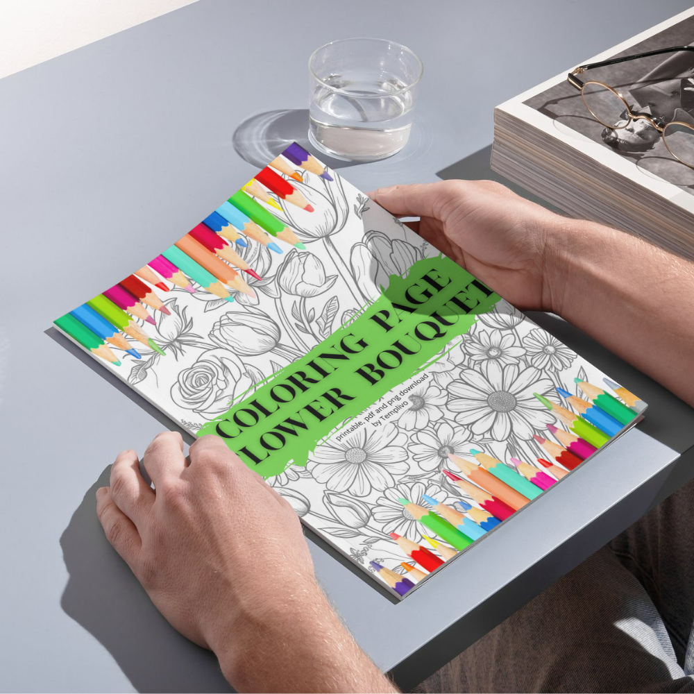 Flower Coloring Page, coloring page, Malseite Blumen, Ausmalbild, Ausmalen, BLumen malen, Flower coloring, adult coloring, relaxing coloring page