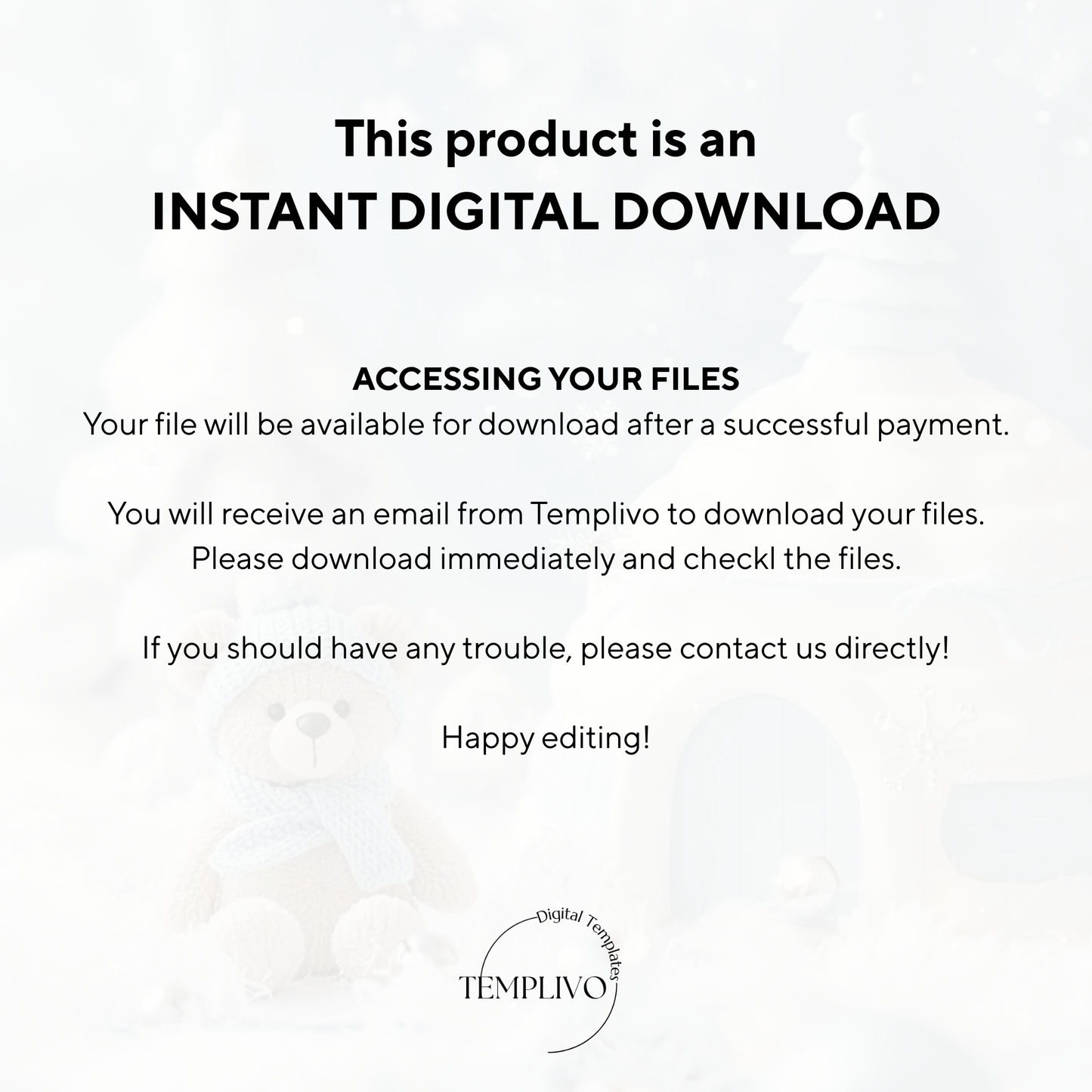 Winter Onederland Invitation