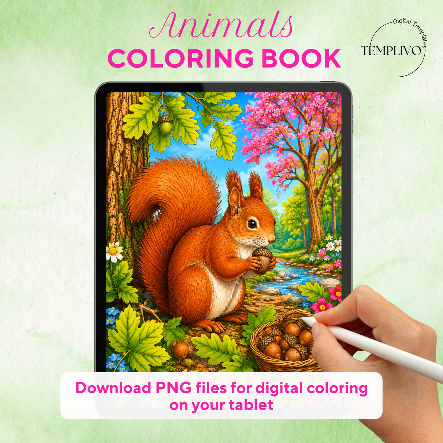 Adult coloring book, Animals coloring book, Animal, livre de coloriage, pdf, png, animal coloring pages, adult coloring pages, doodle colouring book, forest colouring pages png, adult coloring pages printable, adult coloring, coloring pages for adults, coloring page digital, Instant download, high detail and intricate, Line art, best seller, grey scale, Tiere Malvorlagen, Tier Malbuch, Malseiten, Tierwelt, animaux