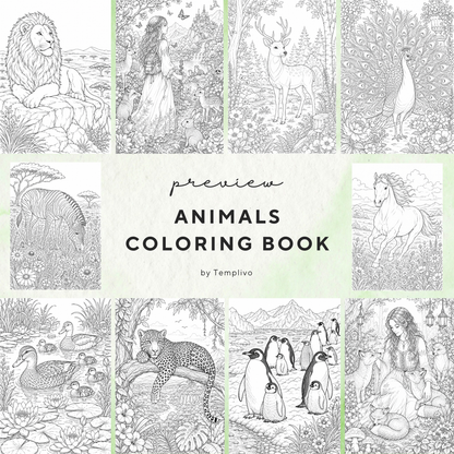 Adult coloring book, Animals coloring book, Animal, livre de coloriage, pdf, png, animal coloring pages, adult coloring pages, doodle colouring book, forest colouring pages png, adult coloring pages printable, adult coloring, coloring pages for adults, coloring page digital, Instant download, high detail and intricate, Line art, best seller, grey scale, Tiere Malvorlagen, Tier Malbuch, Malseiten, Tierwelt, animaux