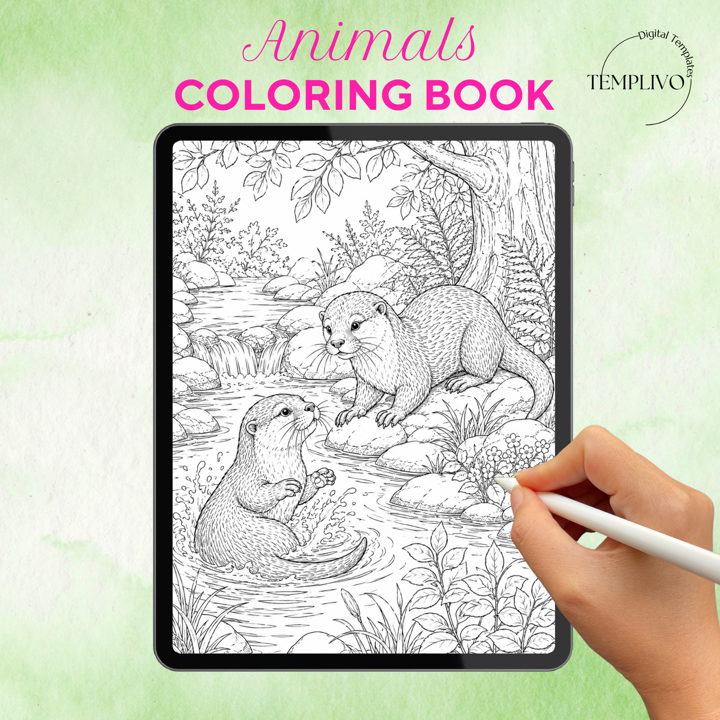 Adult coloring book, Animals coloring book, Animal, livre de coloriage, pdf, png, animal coloring pages, adult coloring pages, doodle colouring book, forest colouring pages png, adult coloring pages printable, adult coloring, coloring pages for adults, coloring page digital, Instant download, high detail and intricate, Line art, best seller, grey scale, Tiere Malvorlagen, Tier Malbuch, Malseiten, Tierwelt, animaux
