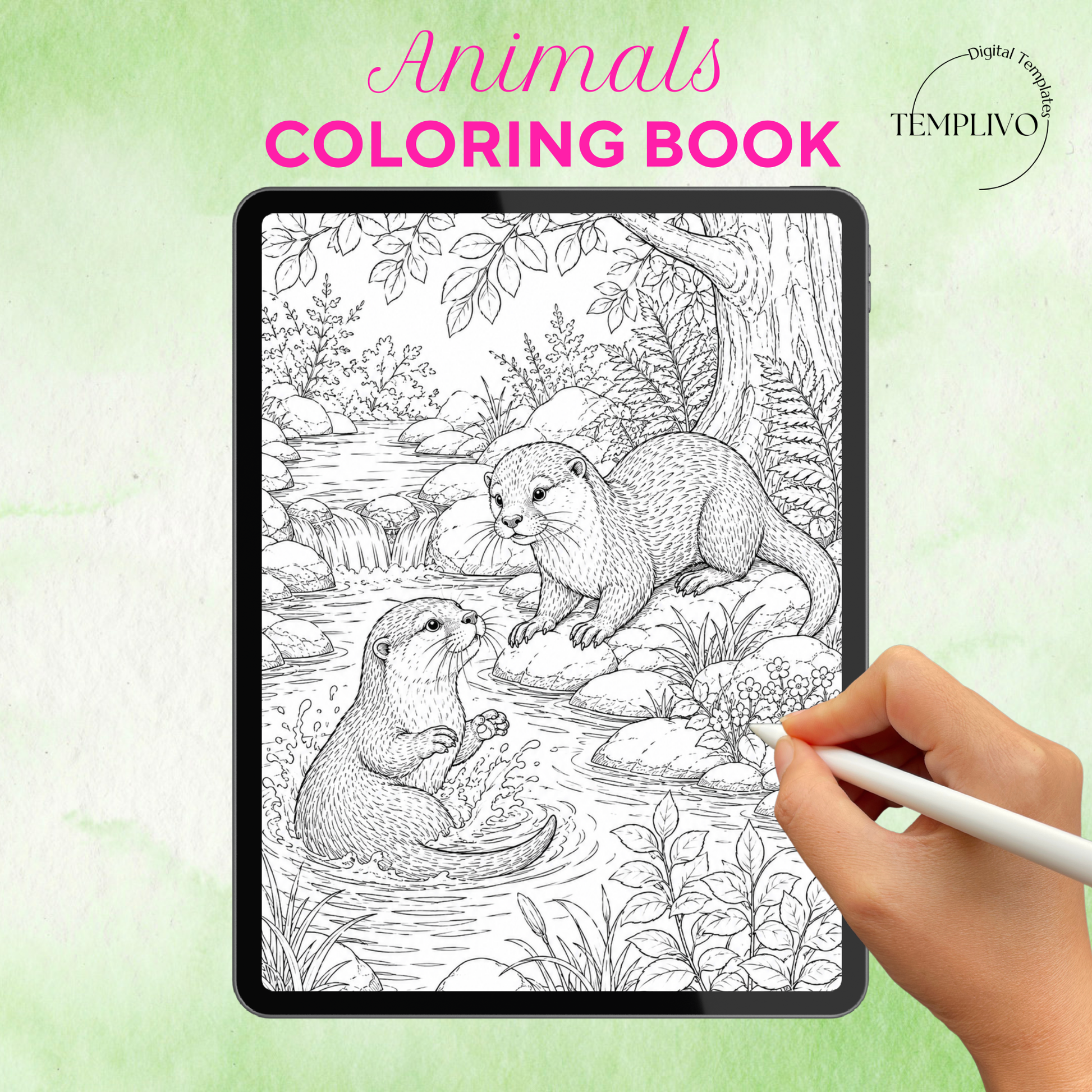 Adult coloring book, Animals coloring book, Animal, livre de coloriage, pdf, png, animal coloring pages, adult coloring pages, doodle colouring book, forest colouring pages png, adult coloring pages printable, adult coloring, coloring pages for adults, coloring page digital, Instant download, high detail and intricate, Line art, best seller, grey scale, Tiere Malvorlagen, Tier Malbuch, Malseiten, Tierwelt, animaux