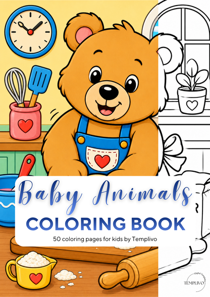 Baby Animals coloring book, kids coloring book, cute animals, coloriage png, animal coloring pages, children coloring pages, doodle colouring book, children colouring pages png, little animals coloring pages, kids coloring pages printable, childrens coloring, coloring pages for kids, coloring page digital, Instant download, simple coloring, High detail, Line art, best seller, grey scale, Malbuch für Kinder, Malbuch, Malseiten, Baby Tiere