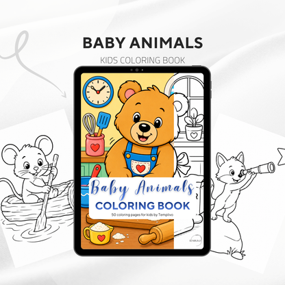 Baby Animals coloring book, kids coloring book, cute animals, coloriage png, animal coloring pages, children coloring pages, doodle colouring book, children colouring pages png, little animals coloring pages, kids coloring pages printable, childrens coloring, coloring pages for kids, coloring page digital, Instant download, simple coloring, High detail, Line art, best seller, grey scale, Malbuch für Kinder, Malbuch, Malseiten, Baby Tiere