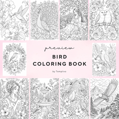 Adult coloring book, birds coloring book, bird, livre de coloriage, pdf, png, nature coloring pages, adult coloring pages, doodle colouring book, birds colouring pages png, adult coloring pages printable, adult coloring, coloring pages for adults, coloring page digital, Instant download, high detail and intricate, Line art, best seller, grey scale, Vogel Malvorlagen, Vögel Malbuch, Malseiten, oiseau