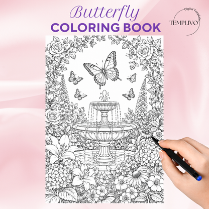 Adult coloring book, Butterfly coloring book, butterflies, livre de coloriage, pdf, png, fantasy coloring pages, adult coloring pages, doodle colouring book, floral colouring pages png, adult coloring pages printable, adult coloring, coloring pages for adults, coloring page digital, Instant download, high detail and intricate, Line art, best seller, grey scale, Schmetterling Malvorlagen, Malbuch, Malseiten, Schmetterlinge