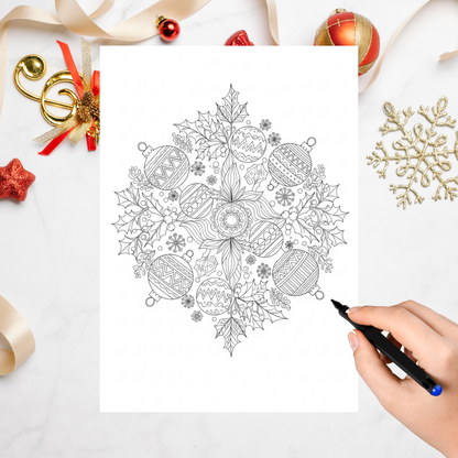 christmas coloring book, adult coloring book, xmas coloring sheets, printable coloring book for adults, digital coloring png, christmas coloring book pdf, Adult coloring pages printable, christmas printable, winter coloring book, Malbuch Weihnachts, weihnachts malbuch, coloriage png, pdf coloring book, Instant download, Intricate, High detail, Line art, best seller