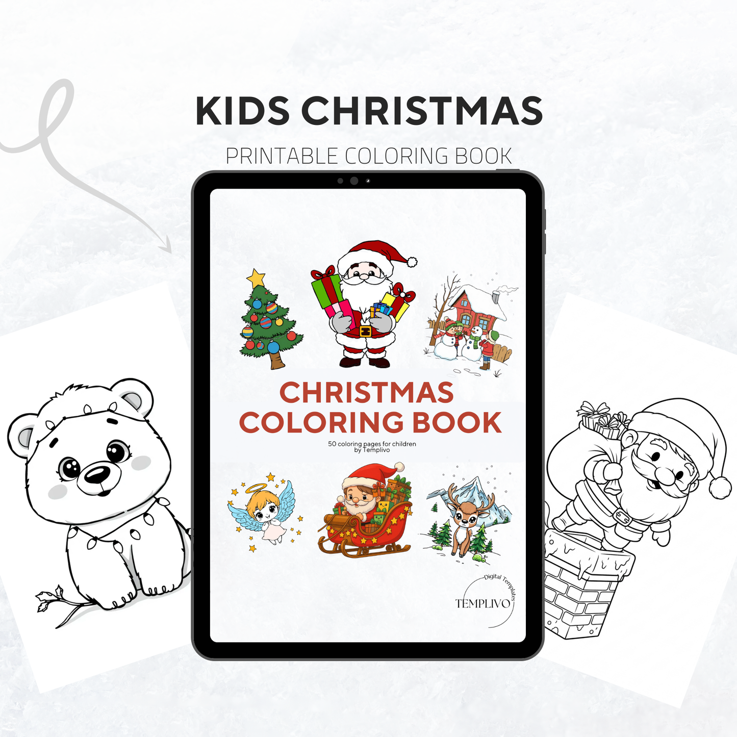 Christmas Coloring Book for Kids, Coloring Book, xmas Coloring pages, Kids coloring book, coloring pages for children, Christmas Coloring, Malseite, Weihnachts Malbuch, png coloriage