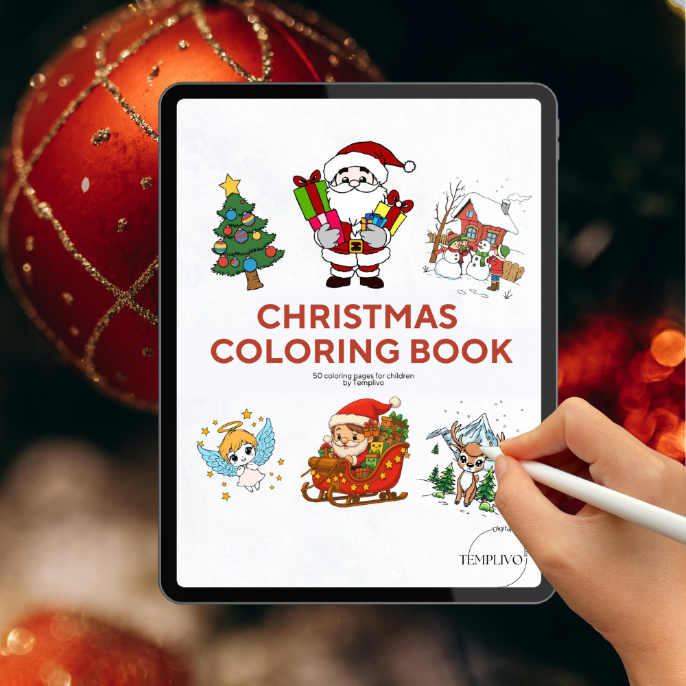 Christmas Coloring Book for Kids, Coloring Book, Christmas Coloring pages, Kids coloring book, coloring pages for children, Christmas Coloring, Malseite, Weihnachts Malbuch