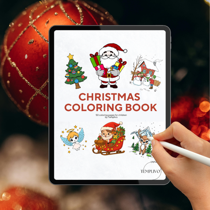 Christmas Coloring Book for Kids, Coloring Book, Christmas Coloring pages, Kids coloring book, coloring pages for children, Christmas Coloring, Malseite, Weihnachts Malbuch