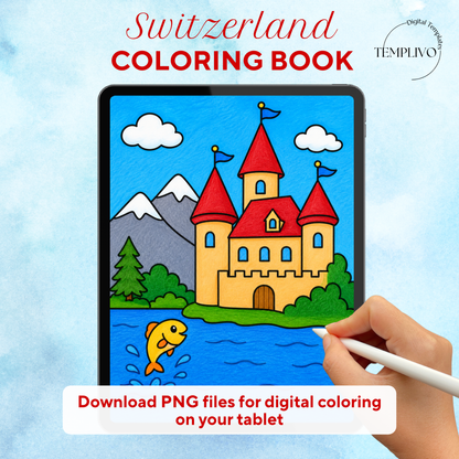 Kids coloring book, switzerland coloring book, swiss, coloriage png, floral coloring pages, children coloring pages, doodle colouring book, forest colouring pages png, animal coloring pages, kids coloring pages printable, childrens coloring, coloring pages for kids, coloring page digital, Instant download, Intricate, High detail, Line art, best seller, grey scale, swissness, Malbuch, Malseiten, Schweiz, Suisse
