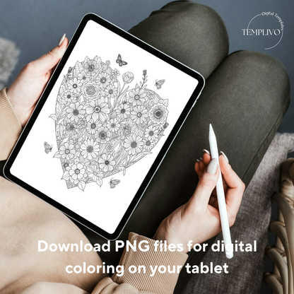 Coloring Book, adult coloring pages, coloring pages, valentines day, valentine day, valentine, love, love theme, digital coloring book, adult coloring book, printable coloring pages, heart coloring book, pdf, png, digital download, Malbuch, livre de coloriage