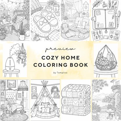 Adult coloring book, Cozy Home  coloring book, cozy, coloriage png, home coloring pages, adult coloring pages, doodle colouring book, vacation colouring pages png, adult coloring pages printable, adult coloring, coloring pages for adults, coloring page digital, Instant download, Intricate, High detail, Line art, best seller, grey scale, gemütliches Zuhasuse, Malbuch, Malseiten