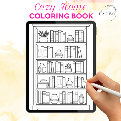 Adult coloring book, Cozy Home  coloring book, cozy, coloriage png, home coloring pages, adult coloring pages, doodle colouring book, vacation colouring pages png, adult coloring pages printable, adult coloring, coloring pages for adults, coloring page digital, Instant download, Intricate, High detail, Line art, best seller, grey scale, gemütliches Zuhasuse, Malbuch, Malseiten