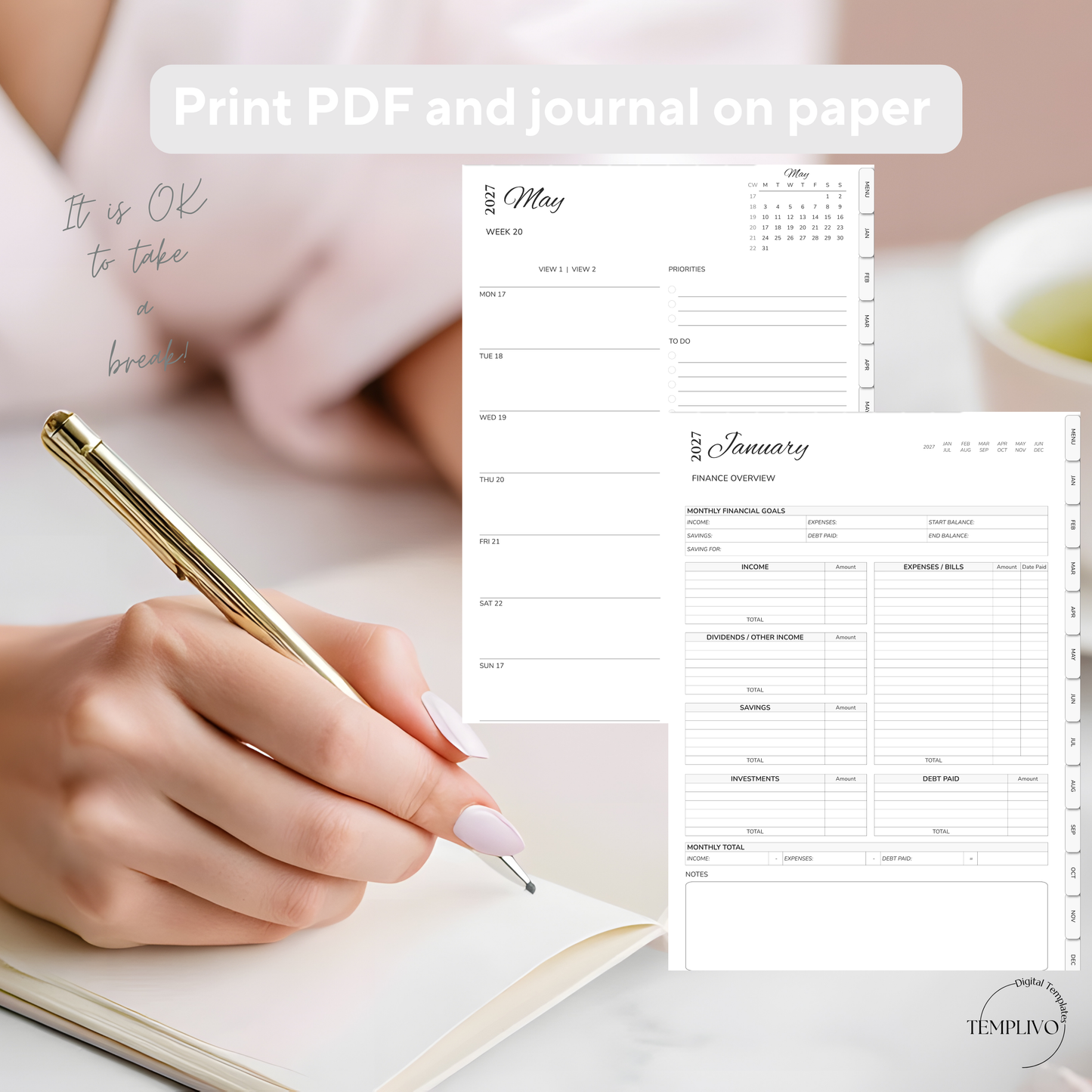 Digital Planner 2027, Digitaler Planer, 2027 Digital Planner, portrait orientation, Monday start planner, printable planner, Digital planner 2027, Digital agenda 2027 Monday Start, journal for samsung notes, goodnotes and ipad, daily, weekly and monthly pages with lifestyle templates, daily, weekly planner, monthly planner, digital planner, goodnotes planner, digital journal, notebook, adhd planner, hyperlinked, digital download, 2027 calendar, digitaler planer, digitale agenda, digital notebook, numerique