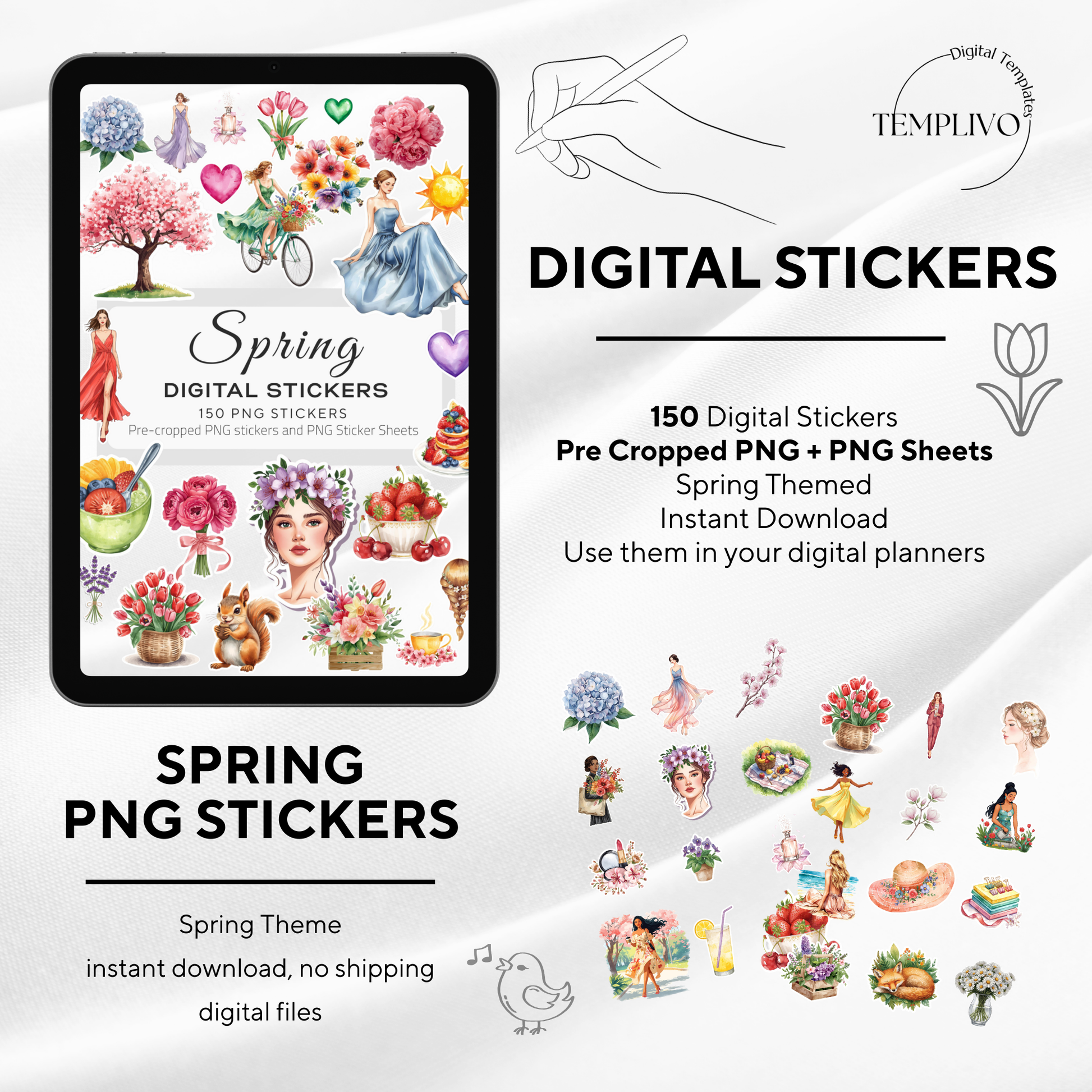 Digital Stickers Spring, Digital Planner Stickers, spring theme, sticker, Planner stickers, PNG stickers, self care stickers, spring clipart, digital sticker, digitale sticker, aufkleber, ipad stickers, goodnotes stickers, samsung notes sticker, watercolor png, aesthetic stickers, watercolor planner stickers, clipart, planner clipart, stickers numeriques, stickers digitali, printemps, natural girl clipart, digital stickers aquarelle, planner clipart, png
