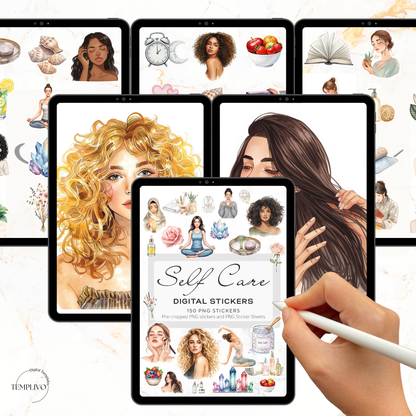 Digital Stickers - Self Care