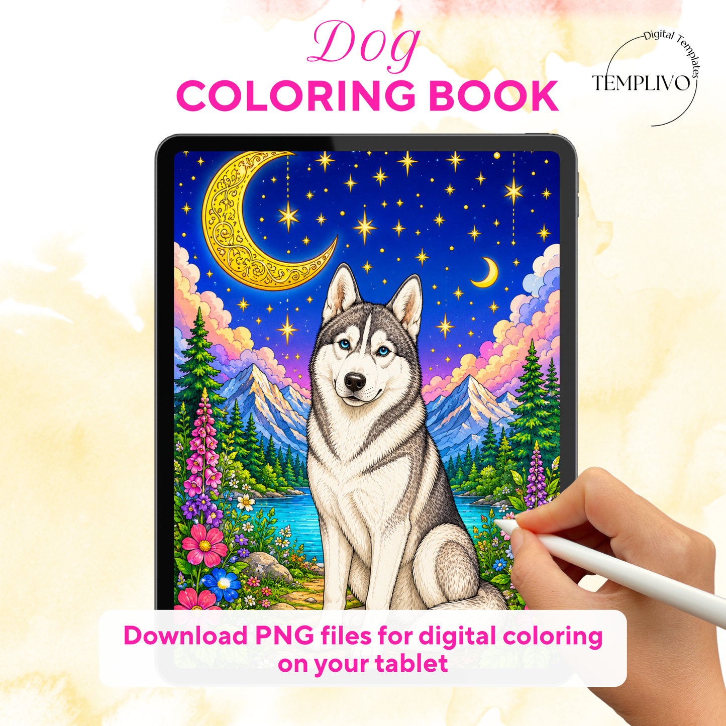 Adult coloring book, Dog coloring book, garden, livre de coloriage, pdf, png, dog coloring pages, adult coloring pages, doodle colouring book, flower dog colouring pages png, adult coloring pages printable, adult coloring, coloring pages for adults, coloring page digital, Instant download, Intricate, High detail, Line art, best seller, grey scale, Hunde Malvorlagen, Malbuch, Malseiten, Hund