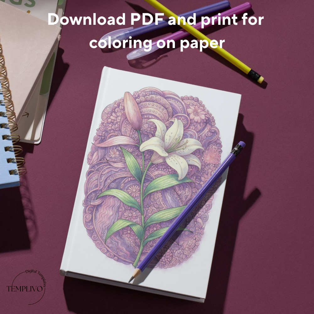 Flower Coloring Book, coloring pages for adults, flower coloring pages, adult coloring book, adult coloring pages printable, Blumen Malbuch, Ausmalbuch für Erwachsene