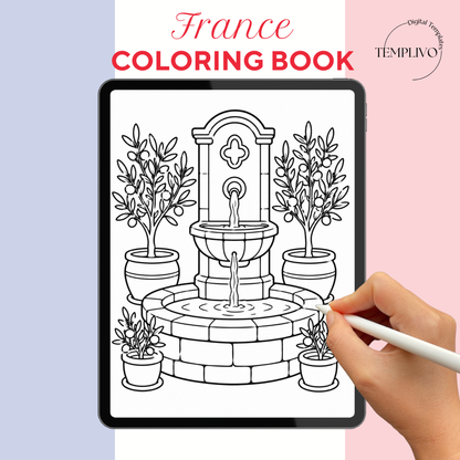 Adult coloring book, france coloring book, francais, livre de coloriage, pdf, png, france coloring pages, adult coloring pages, doodle colouring book, france colouring pages png, adult coloring pages printable, adult coloring, coloring pages for adults, coloring page digital, Instant download, simpl and easyl, Line art, best seller, grey scale, Frankreich Malvorlagen, Malbuch, Malseiten