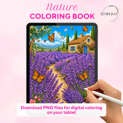 Adult coloring book, nature coloring book, floral, livre de coloriage, pdf, png, nature coloring pages, adult coloring pages, doodle colouring book, forest colouring pages png, adult coloring pages printable, adult coloring, coloring pages for adults, coloring page digital, Instant download, high detail and intricate, Line art, best seller, grey scale, NAtur Malvorlagen, Wald Malbuch, Malseiten