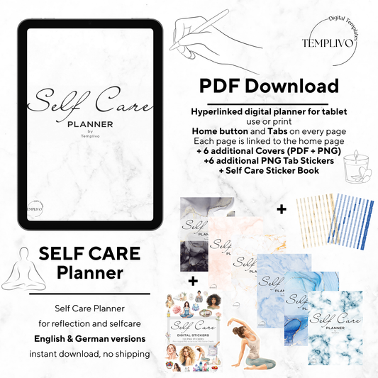 self care planner, digital planner, minimalist, marble, self care journal, self love journal, self love planner, digitaler planer, selbstfürsorge, selbstliebe, Planer, Planner, Journal, printable journal, druckbarer planer, Marmor, minimalistischer Planer