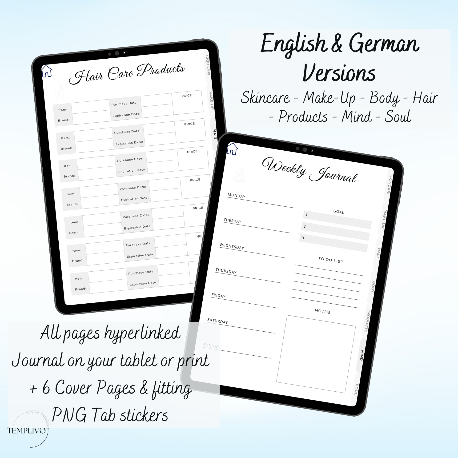 self care planner, digital planner, minimalist, marble, self care journal, self love journal, self love planner, digitaler planer, selbstfürsorge, selbstliebe, Planer, Planner, Journal, printable journal, druckbarer planer, Marmor, minimalistischer Planer, samsung notes planner, goodnotes, freenotes template, instant download, hyperlinked pdf notebook