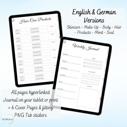 self care planner, digital planner, minimalist, marble, self care journal, self love journal, self love planner, digitaler planer, selbstfürsorge, selbstliebe, Planer, Planner, Journal, printable journal, druckbarer planer, Marmor, minimalistischer Planer, samsung notes planner, goodnotes, freenotes template, instant download, hyperlinked pdf notebook