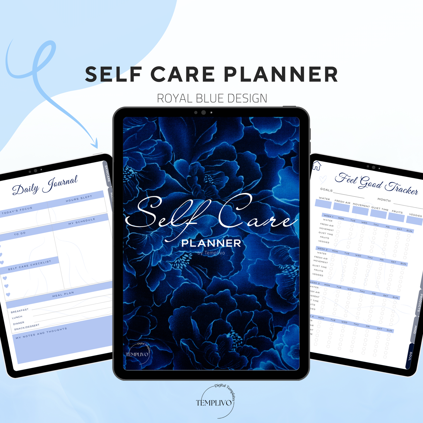 Self care planner, Daily journal, Digital journal, Digital self care, Self care, Self care journal,  Printable self care, Self love planner, Wellness planner, Daily planner, Self love journal, Pdf planner, Digital planner, Tagebuch, Selbstfürsorge Planer