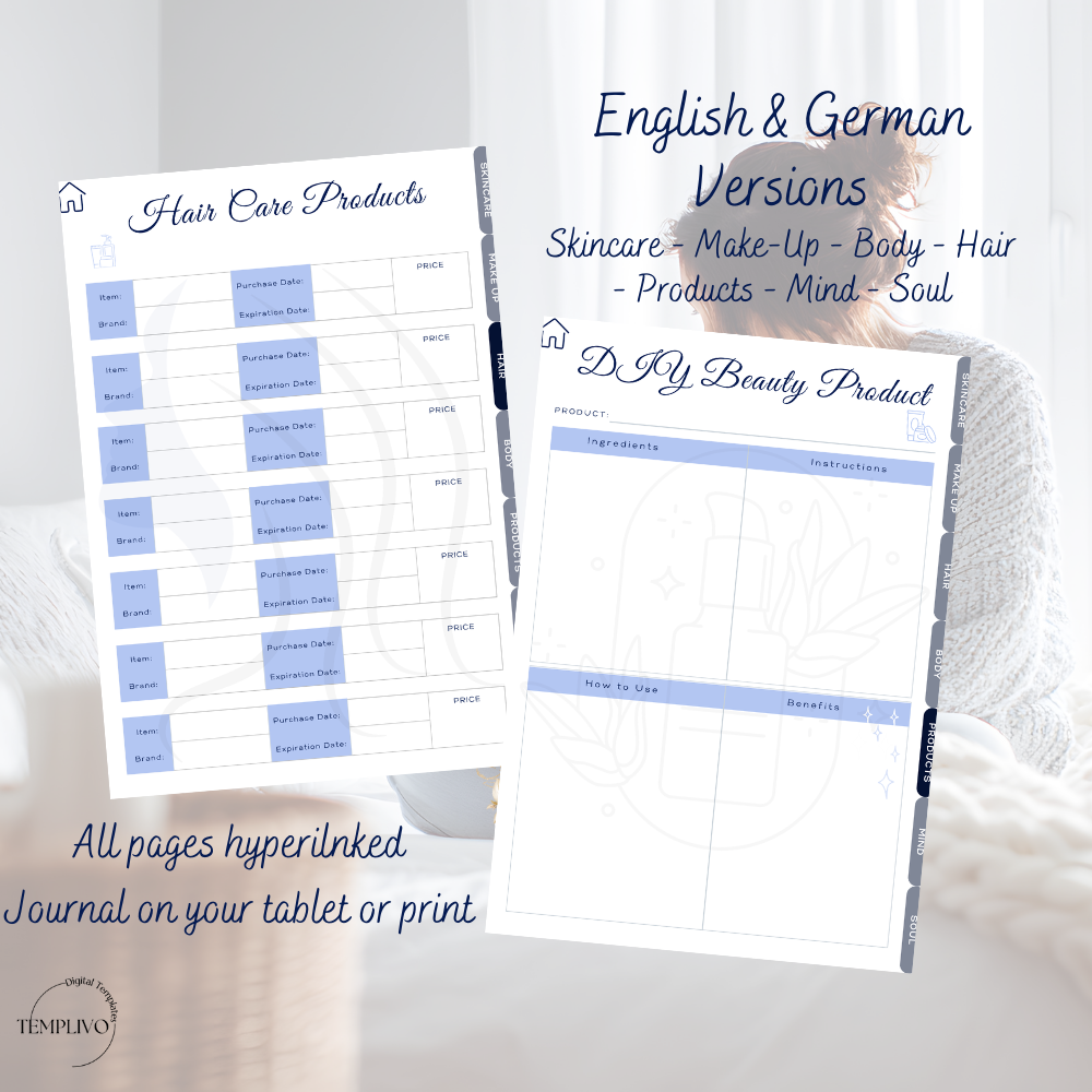 Self care planner, Daily journal, Digital journal, Digital self care, Self care, Self care journal,  Printable self care, Self love planner, Wellness planner, Daily planner, Self love journal, Pdf planner, Digital planner, Tagebuch, Selbstfürsorge Planer