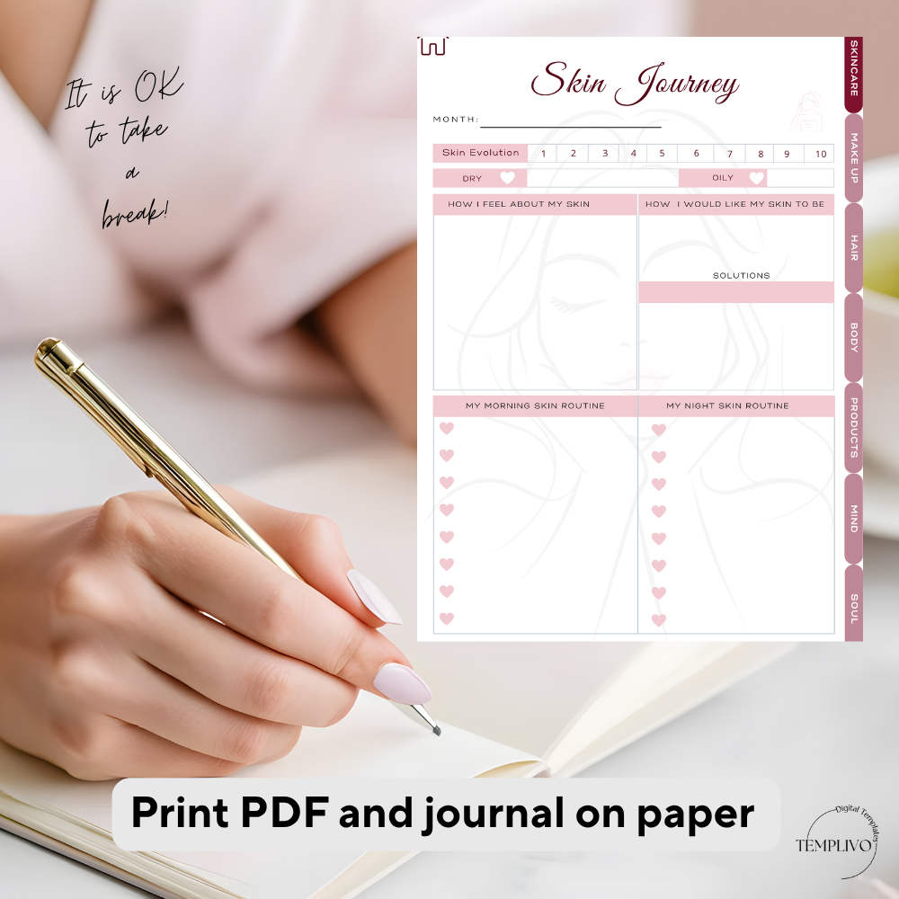 Self care planner, Daily journal, Digital journal, Digital self care, Self care, Self care journal,  Printable self care, Self love planner, Wellness planner, Daily planner, Self love journal, Pdf planner, Digital planner, Tagebuch, Selbstfürsorge Planer
