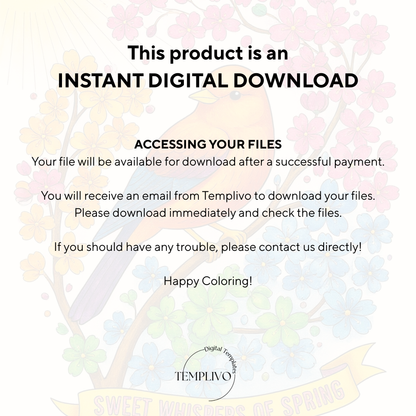 Coloring Pages - Spring