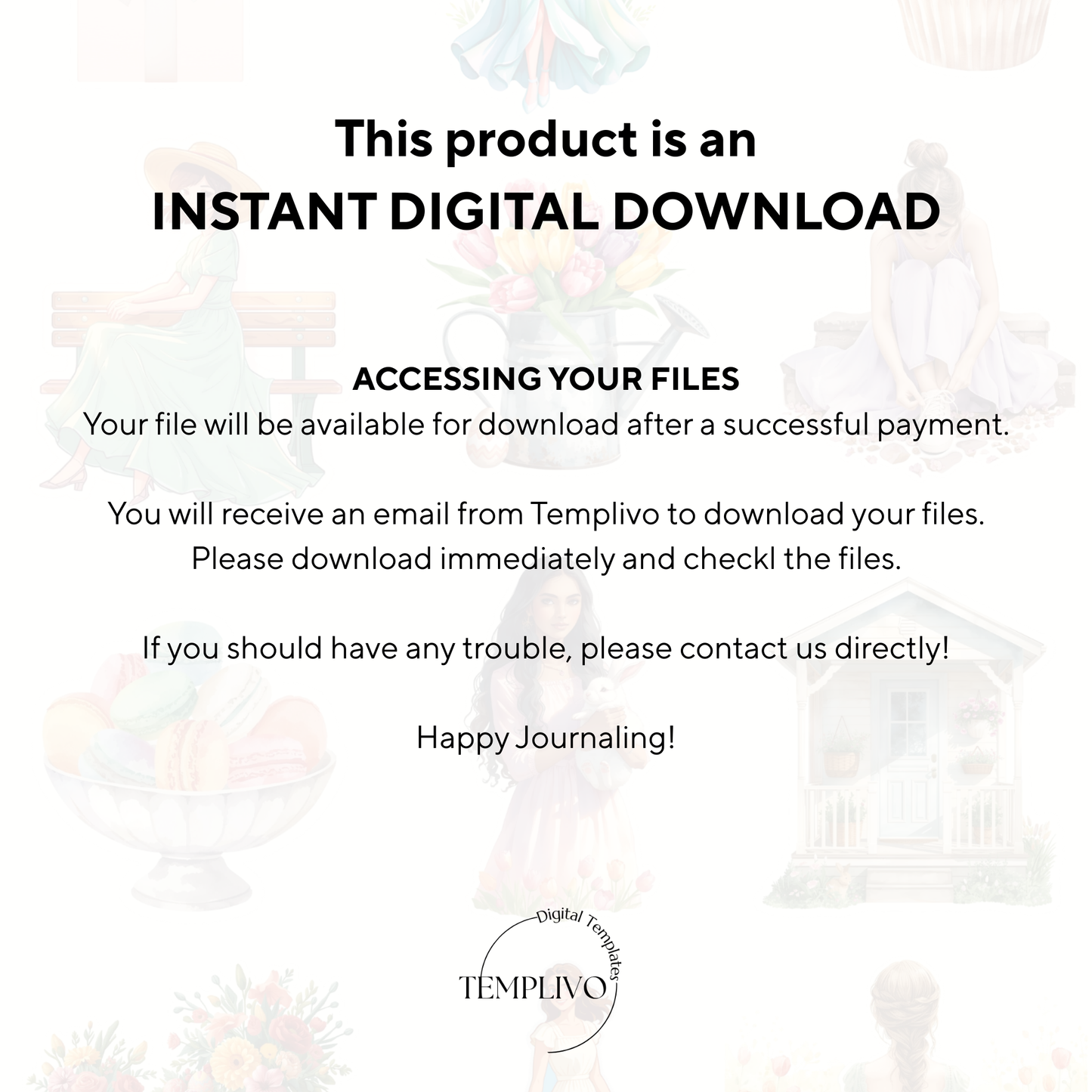 Digital Stickers - Easter