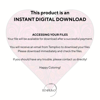 Coloring Book - Valentine's Day