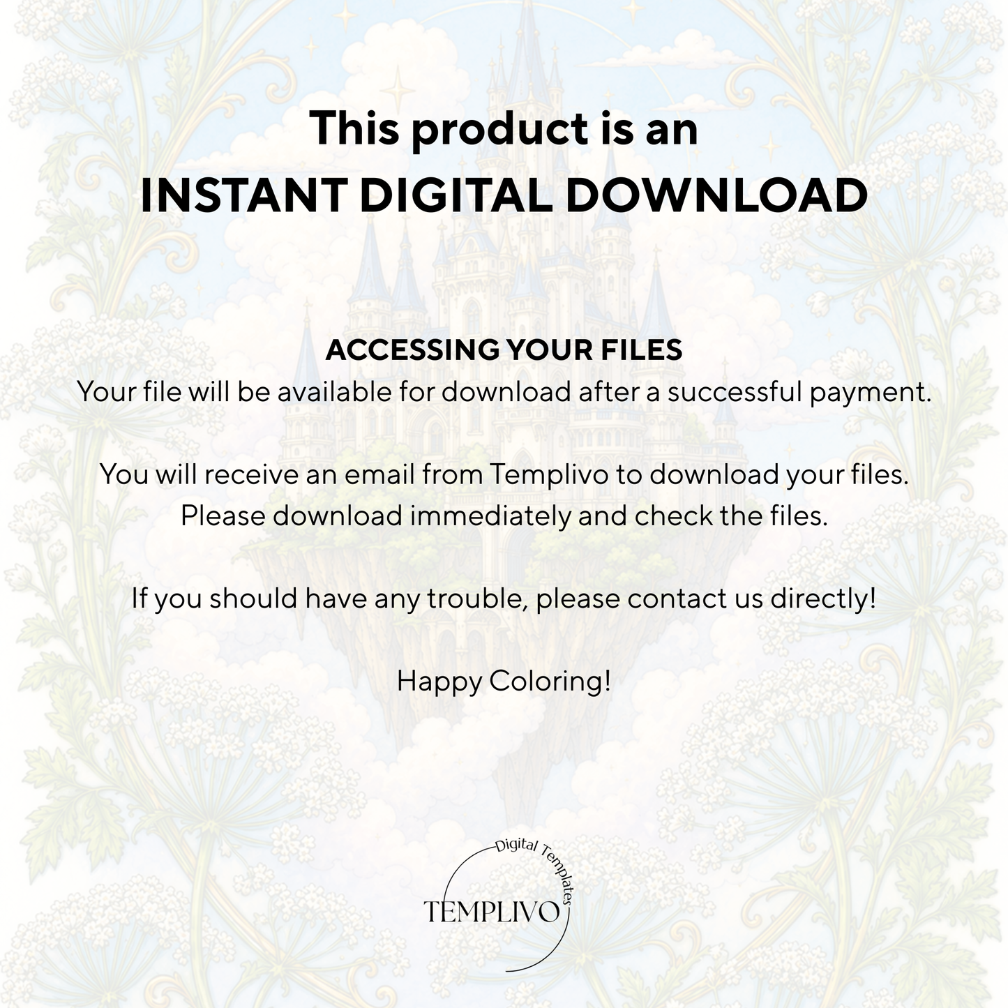 Coloring Book - Floral Fantasy