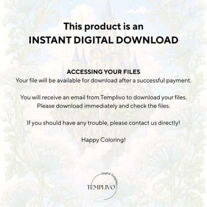 Coloring Book - Floral Fantasy