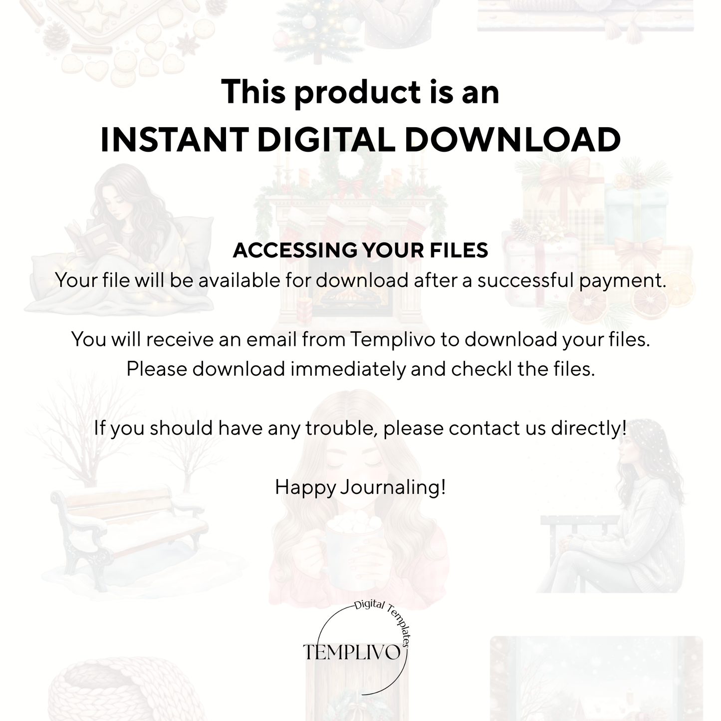 Digital Stickers - Winter