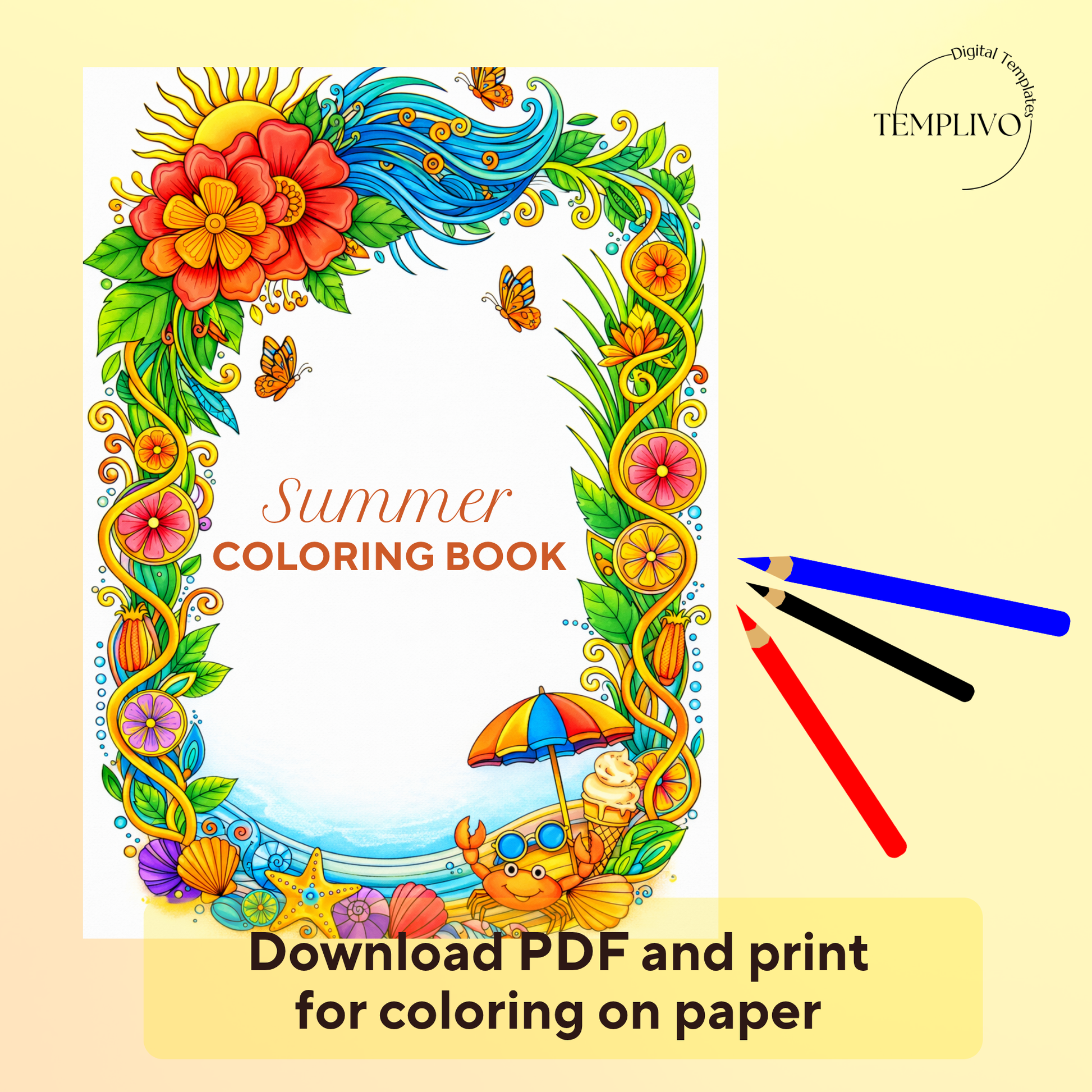 adult coloring book, summer coloring book, coloring book, summer theme, flower colouring, adult coloring book, Malbuch, Malseiten, Sommer, Malbuch, intricate, line-art, high detail black and greyscale, pdf, png, printable coloring sheets, digital coloring, livres coloriage adulte, doodle coloring, 
ausmalbilder erwachsene, digital download, Instant download, Coloring Pages for adults, coloriage png, floral coloring