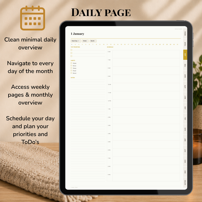 Undated Digital Planner, neutral week start, light mode, perpetual calendar, Digitaler Planer hell, Digital Planner, portrait orientation, planner, Digital planner,  journal for samsung notes, goodnotes and ipad, daily, weekly and monthly pages with lifestyle templates, daily planner, weekly planner, monthly planner, digital planner, goodnotes planner, hell modus, notebook, adhd planner, hyperlinked, digital download,  digitaler planer, digitale agenda, digital notebook, planificateur