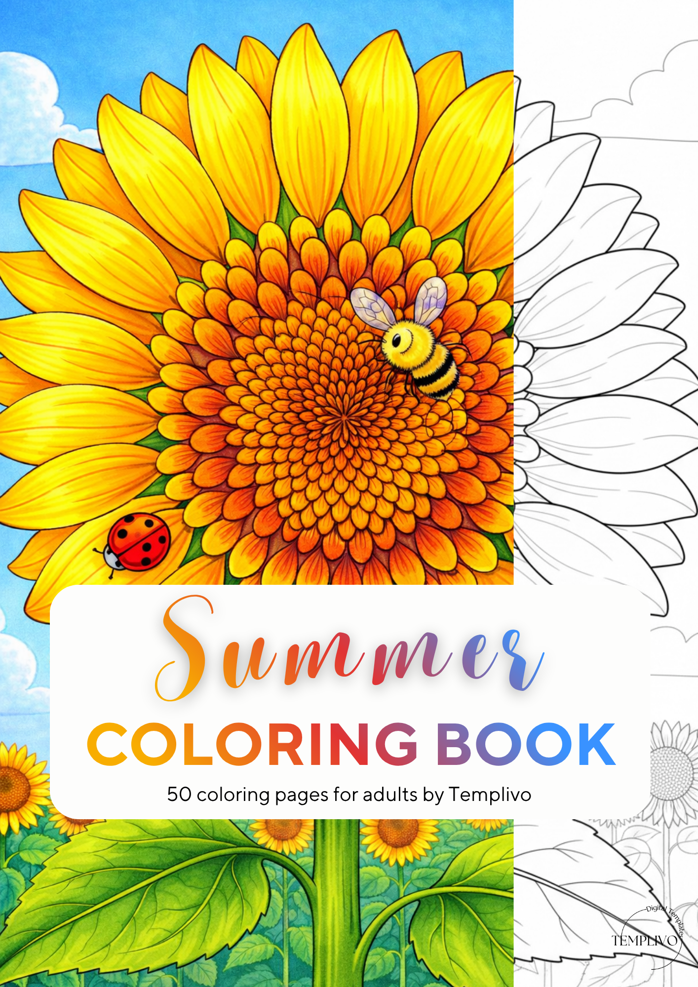 adult coloring book, summer coloring book, coloring book, summer theme, flower colouring, adult coloring book, Malbuch, Malseiten, Sommer, Malbuch, intricate, line-art, high detail black and greyscale, pdf, png, printable coloring sheets, digital coloring, livres coloriage adulte, doodle coloring, 
ausmalbilder erwachsene, digital download, Instant download, Coloring Pages for adults, coloriage png, floral coloring