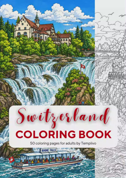 Adult coloring book, switzerland coloring book, swiss, coloriage png, floral coloring pages, adult coloring pages, doodle colouring book, forest colouring pages png, animal coloring pages, adult coloring pages printable, adult coloring, coloring pages for adults, coloring page digital, Instant download, Intricate, High detail, Line art, best seller, grey scale, swissness, Malbuch, Malseiten, Schweiz, Suisse