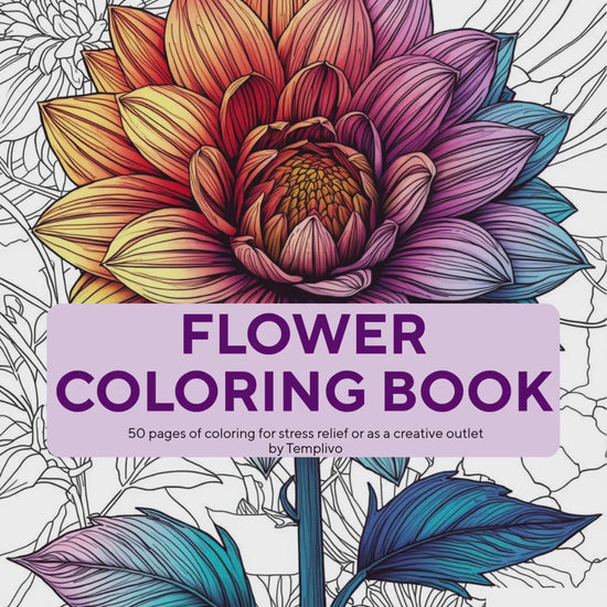 Adult coloring book, floral colouring, adult coloring sheets, flower theme, Flower Coloring Book, digital coloring book, printable coloring pages, flower coloring, Malbuch, Blumen malen, ausmalen, Blumen ausmalen, relaxing coloring, Ausmalbuch, line art, intricate, flowers