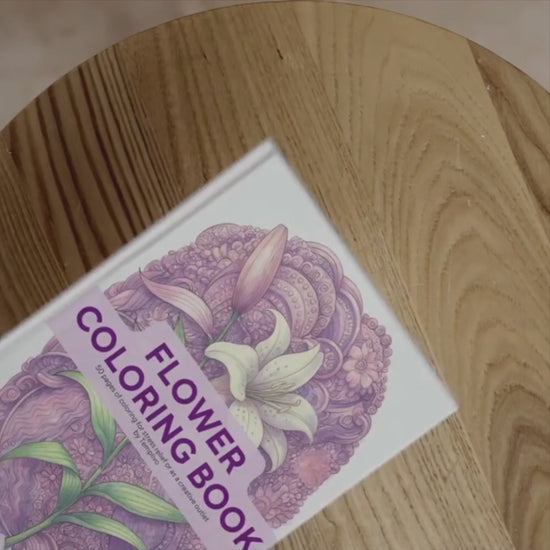 Flower Coloring Book, coloring pages for adults, flower coloring pages, adult coloring book, adult coloring pages printable, Blumen Malbuch, Ausmalbuch für Erwachsene