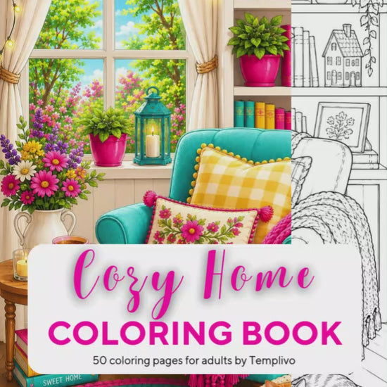 Adult coloring book, Cozy Home  coloring book, cozy, coloriage png, home coloring pages, adult coloring pages, doodle colouring book, vacation colouring pages png, adult coloring pages printable, adult coloring, coloring pages for adults, coloring page digital, Instant download, Intricate, High detail, Line art, best seller, grey scale, gemütliches Zuhasuse, Malbuch, Malseiten