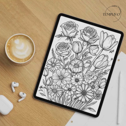 Flower Coloring Page