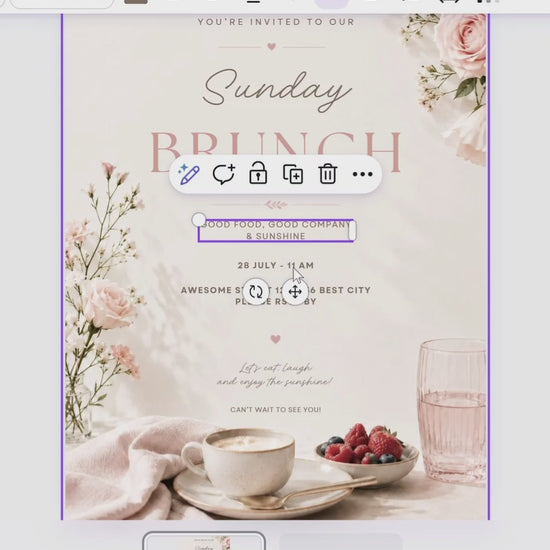 Brunch Invitation, brunch invitation canva template, elegant brunch invite, berries brunch invitation, champagne birthday invite, bridal shower invitation, baby shower invite canva, ladies brunch party invite, editable brunch template, digital brunch invitation, printable brunch invite, hen party invitation, birthday brunch invite, instant download invite, soft pink party invitation, canva party template, Brunch Einladung, editable printable invitation